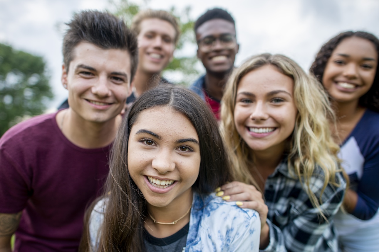 Friends Taking A Picture Together